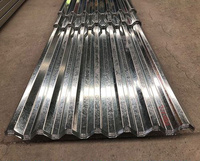 Tôle de toiture ondulée en acier galvanisé à prix d'usine Tôle d'acier revêtue de zinc Gi