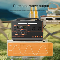 Chargeur solaire portable 300W 400W MPPT, onduleur à onde sinusoïdale pure, charge sans fil extérieure, batterie lithium-ion pour camping-car