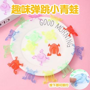 Mini rana saltarina de plástico, juguete saltarín para niños de 2 a 4 años, color transparente unisex - Product Image 5