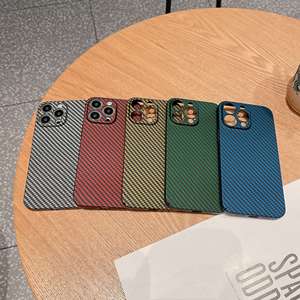 2023 Thiết Kế Mới Mịn Cảm Ứng Đầy Đủ In Ấn Sợi Carbon Mô Hình Kết Cấu PC Cứng Bìa Đối Với iPhone X XS 11 12 13 14 Pro Max Trường Hợp - Product Image 2