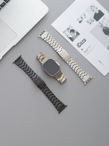 อะไหล่สายนาฬิกาสแตนเลสสตีลสำหรับ <span class=keywords><strong>Apple</strong></span> <span class=keywords><strong>Watch</strong></span> Series 8 <span class=keywords><strong>7</strong></span> 6 5 44มม. 45มม. - Product Image 2