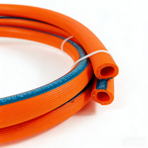 <span class=keywords><strong>Tuyau</strong></span> <span class=keywords><strong>de</strong></span> gaz transparent jaune et bleu en PVC haute pression pour chauffage au GPL/GNC/gaz naturel avec kit <span class=keywords><strong>de</strong></span> raccordement - Product Image 2