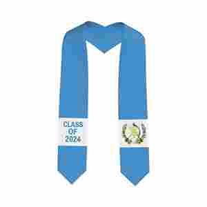 Estola de Graduación Personalizada de Guatemala, Estudio Internacional en el Extranjero, Unisex para Adultos - Product Image 1