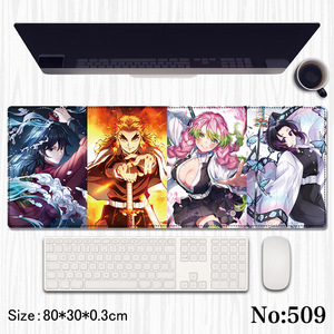 Alfombrillas de teclado personalizadas de 80*30*0,3 CM Demon Kamado Nezuko Kanroji Mitsuri Tanjirou Kochou <span class=keywords><strong>Shinobu</strong></span> Slayer alfombrillas de ratón para juegos de Anime - Product Image 4