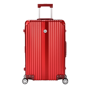 Wholesale Luxury Unisex <strong>Luggage</strong> High Quality Aluminum Suitcase with Alloy Frame Lock Modern 2 Sizes Stock for Travel - Product Image 6