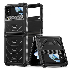 Robuste armure dur défenseur couverture coques de téléphone pour <span class=keywords><strong>Samsung</strong></span> <span class=keywords><strong>Galaxy</strong></span> <span class=keywords><strong>Z</strong></span> <span class=keywords><strong>Flip</strong></span> 4 & 3 5G Moto Razr <span class=keywords><strong>2022</strong></span> corps complet double couche étui robuste - Product Image 1