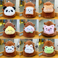 Porte-clés en peluche Capybara, jouet en peluche avec rembourrage en coton PP, 31cm-50cm, cadeau d'anniversaire pour l'année du Serpent - Vente en gros