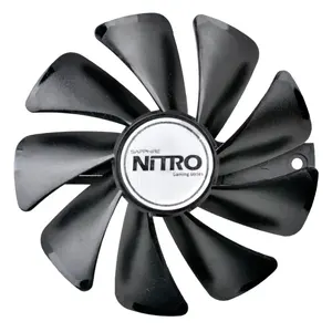 Ventilador enfriador CF1015H12D para Sapphire <span class=keywords><strong>Radeon</strong></span> <span class=keywords><strong>RX</strong></span> 470 <span class=keywords><strong>480</strong></span> 580 570 NITRO Mining Edition RX580 RX480 Gaming Video Card ventilador de refrigeración - Product Image 3