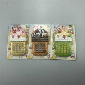Cute Ice Cream Shaped Calculator 11X7X2CM 8 Digits Battery Powered For Children - Product Image 2