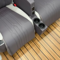 Sièges de bus de luxe personnalisés OEM, sièges en cuir PU, accessoires de voiture, siège double pour bus