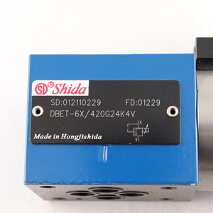 วาล์วไฮดรอลิกแบบปรับสัดส่วน Shida Proportional DBET-6X พร้อมระบบระบายแรงดันแบบปรับสัดส่วน - Product Image 6