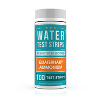 Bandelettes de test de sel d'ammonium quaternaire de haute qualité, kit de test de qualité de l'eau QAS