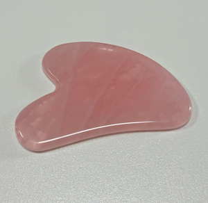 Natural Pink Crystal Stone Rose Quartz Guasha Board - Product Image 4