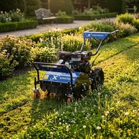 Débroussailleuse thermique autotractée 5,1 kW (9 CV) de classe performance, 600 mm, pour l'entretien des bordures routières et le défrichement des chantiers autoroutiers
