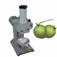 Machine à peler les noix de coco à haute efficacité, équipement industriel de découpe des noix de coco pour ligne de production d'eau de coco