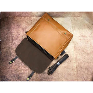 Porte-documents en cuir Andong pour hommes, cuir de vache véritable, sac messager vintage tendance, sac à main d'affaires, sac à bandoulière de voyage 9967 - Product Image 5