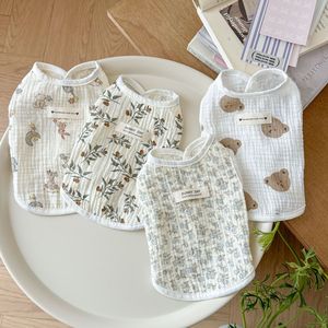 Summer Pet <b>Clothes</b> - Sleeveless Vest for <b>Cats</b>, Breathable, Thin, Cute, Suitable for Small Dogs (Bichon Frise) - Product Image 2