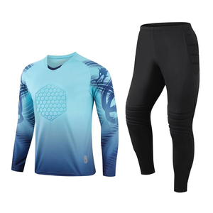 Nuovo modello personalizzato ragazzi di colore bianco del <span class=keywords><strong>portiere</strong></span> di <span class=keywords><strong>calcio</strong></span> di <span class=keywords><strong>calcio</strong></span> di sublimazione Sport maglia da <span class=keywords><strong>calcio</strong></span> con il prezzo a buon mercato uniformi - Product Image 2