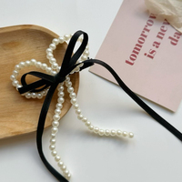 Barrettes à cheveux en perles douces pour cheveux longs, nœuds élégants pour cheveux, décoration, accessoires de bricolage pour anniversaire, cadeau