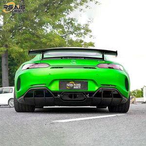 Para <span class=keywords><strong>Mercedes</strong></span> Benz <span class=keywords><strong>AMG</strong></span> <span class=keywords><strong>GT</strong></span> GTC Upgrade GTR Style Body Kit Inyección de polipropileno moldeado PP Labio delantero Wing para 2 puertas Coupe - Product Image 6