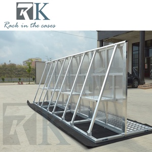 Barrera Portátil para Control de Multitudes en Festivales, Barricada de Aluminio para Control de Multitudes, Valla para Eventos, Barrera para Control de Multitudes en Venta - Product Image 3