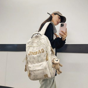 DiCero Bear Print <b>Backpack</b> 14 Inch Waterproof Nylon <b>School</b> Bag For Students Unisex Winter 2024 - Product Image 2