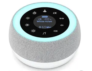 2 in 1 White Noise Machine Schlaf-Sound-Maschine mit 7 Farben Nachtlicht 32 Beruhigende Sounds Schlaf maschine