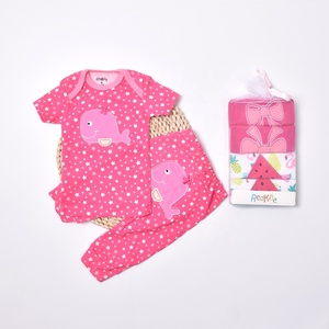 Ensemble d'emballage aléatoire pour bébé, t-shirt manches courtes, pantalons longs, vêtements bébé, 2 pièces, offre spéciale - Product Image 2