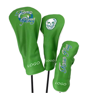 Couvre-chef hybride en bois de conducteur de golf en cuir PU de haute qualité Broderie de logo personnalisé Couvertures de club de golf souples et imperméables - Product Image 1