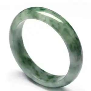 สร้อยข้อมือหินธรรมชาติสำหรับผู้หญิงกำไลหยกสีเขียว KDB8377