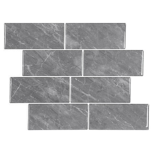 Azulejos Autoadhesivos para Piso de Mármol, Estilo Moderno, Impermeables, Decoración del Hogar, PVC Ecológico para Baño - Product Image 1