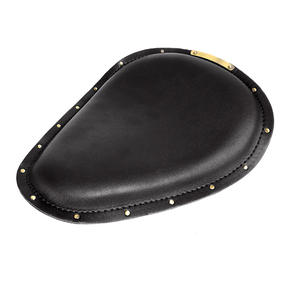 Accesorios de modificación de motocicleta, asiento de cuero, asiento individual de cuero negro Retro para <span class=keywords><strong>Harley</strong></span> <span class=keywords><strong>Davidson</strong></span> - Product Image 1