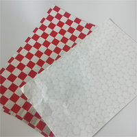 Papier d'emballage alvéolé personnalisé de 12 et 14 pouces, papier d'emballage alvéolé pour hamburgers, feuille de papier aluminium pour aliments
