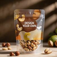 Sac d'emballage en plastique transparent Haodong 100g avec fermeture éclair pour snacks et bonbons – Fournisseur