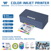 Impresora de Etiquetas a Color Mini MASUNG MMF-D4, Impresora de Etiquetas Personalizadas, Fabricante de Etiquetas Digitales para Embalaje de Productos, Etiquetas de Código de Barras, Etiquetas de Precio OEM