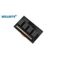 WELLAUTO AU7 MIL20-16R Prise MIL 20 broches, bornier à ressort 20 bits, bornier de sortie relais 16 bits, alliage de cuivre 5A