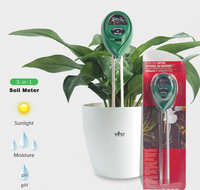 TONY Vente flash Testeur de sol 3-en-1 pH, humidité et lumière avec précision de 0,1 pH Garantie 1 an Prise en charge de la personnalisation OEM