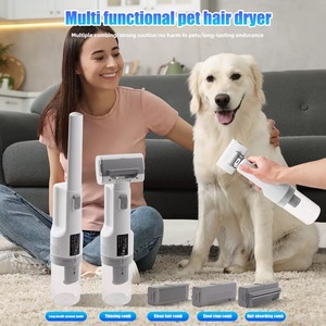 <span class=keywords><strong>Tondeuse</strong></span> <span class=keywords><strong>sans</strong></span> <span class=keywords><strong>fil</strong></span> 5-en-1 pour animaux de compagnie, aspirateur et <span class=keywords><strong>tondeuse</strong></span> à poils de <span class=keywords><strong>chien</strong></span> et de chat, rechargeable 2200 mAh, 9000 Pa, pour toilettage et nettoyage à domicile - Product Image 2