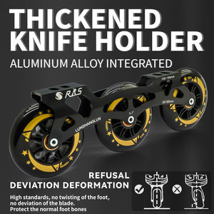 Patins à roulettes pour adultes OEM, patins à roulettes en ligne à 3 roues, patins de vitesse d'intérieur artistiques pour débutants, cadre en aluminium, chaussures à roulettes imperméables - Product Image 2