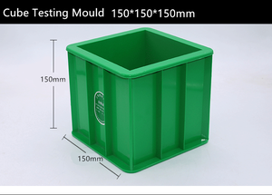 Venta Directa de Fábrica: Molde de Cubo de Plástico de 150 mm para <span class=keywords><strong>Pruebas</strong></span> de Hormigón y Bloques de Concreto, 1 Año de Garantía - Product Image 5
