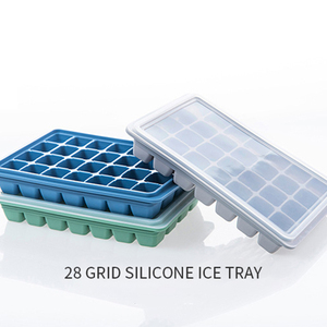 Bán buôn khay thực phẩm lớp <span class=keywords><strong>Silicone</strong></span> <span class=keywords><strong>Ice</strong></span> <span class=keywords><strong>Cube</strong></span> khuôn mẫu mùa hè nóng bán lớn vuông 28-<span class=keywords><strong>Ice</strong></span> <span class=keywords><strong>Cube</strong></span> khay với nắp <span class=keywords><strong>Silicone</strong></span> <span class=keywords><strong>Ice</strong></span> công cụ - Product Image 5