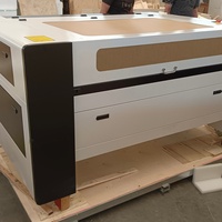 Machine de gravure et de découpe laser CO2 1390 avec lit à lames alvéolées, prête pour l'atelier, refroidisseur 550W, ventilateur, OEM, AI, refroidissement par eau