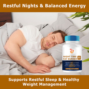 Cápsulas Quemagrasas Nocturnas de Venta al por Mayor de Fábrica, Fórmula Potente para la Pérdida de Peso, Aumenta la Energía, la Vitalidad y el HGH - Product Image 4