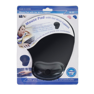 Alfombrilla de Ratón Ergonómica de Silicona con Reposamuñecas para Mano Izquierda, Color Personalizado con Logotipo Personalizado para Oficina - Product Image 1