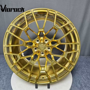 Rueda de Aleación Forjada Personalizada Cromada Viorock para BMW M3 M4 M5 M6 <span class=keywords><strong>X3</strong></span> X5 X7, Diseño Multirradio de 18 19 20 22 24 Pulgadas, 5X120 - Product Image 1