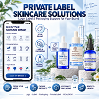 Serum Perawatan Kulit Intensif Private Label 2% 20000ppm GHK-Cu Blue Copper Peptide Copper Tripeptide-1 untuk Perbaikan, Pengencangan, dan Penghalus Kulit