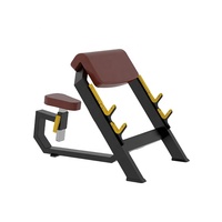 Machine à curls assis professionnelle pour salle de sport, équipement d'entraînement des biceps, banc de curls robuste pour centre de fitness et musculation