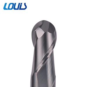 Herramienta de mecanizado CNC de bolas de 2 bordes Fresa y acero de carburo de tungsteno con cabeza de bola de 60 grados Soporte OEM personalizable - Product Image 2