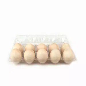 ถาดใส่ไข่พลาสติก,ถาดใส่ไข่ PET แบบใสสำหรับตลาด