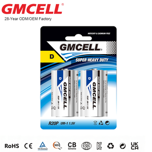 แบตเตอรี่อัลคาไลน์ GMCELL LR20 ขนาด D รุ่น ER34515 3.6V ชาร์จไฟได้ผ่าน USB แบตเตอรี่ลิเธียม R20P สำหรับเตาแก๊ส - Product Image 3